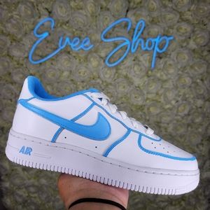 Custom Nike Air Force 1 💙💦🦋
